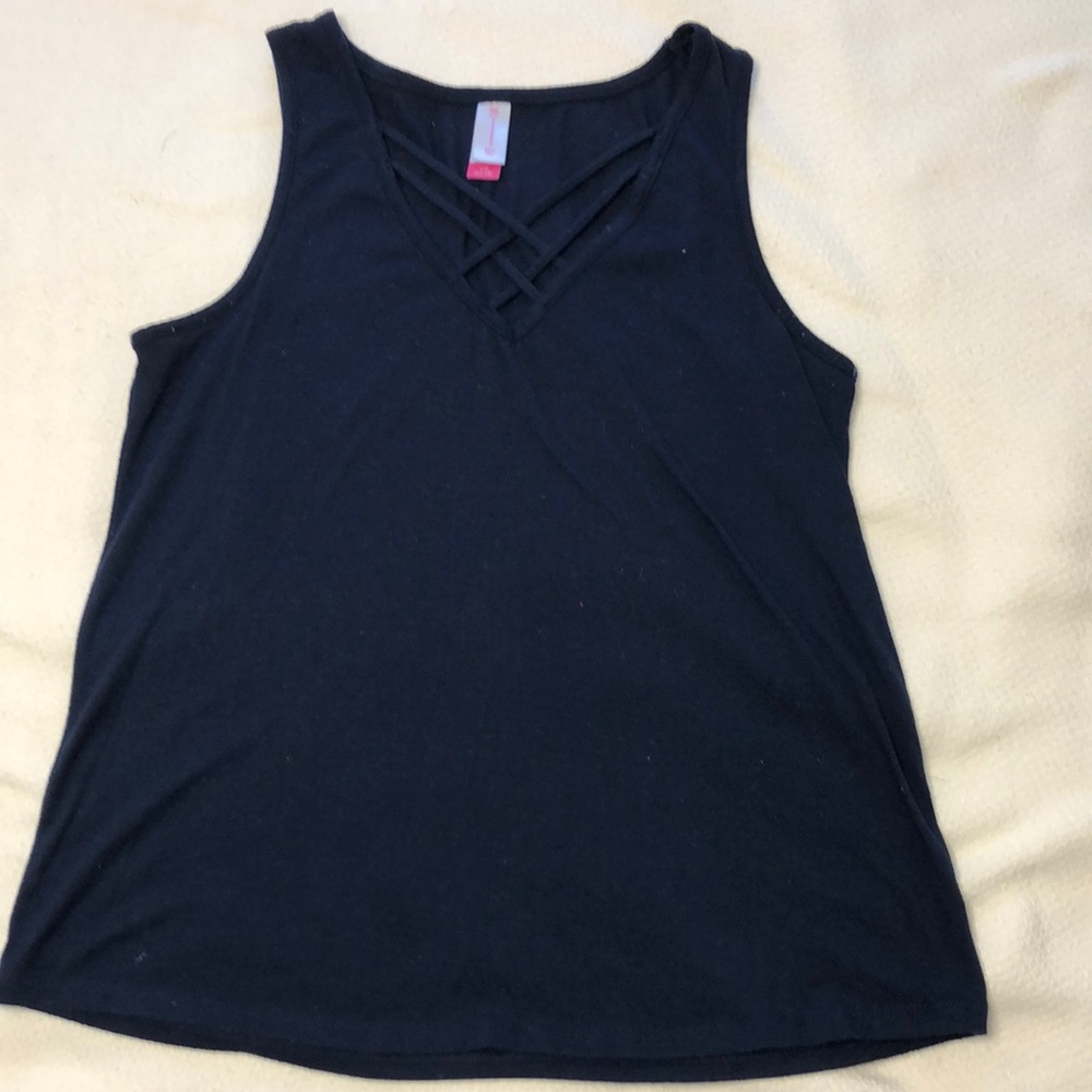Navy blue tank top